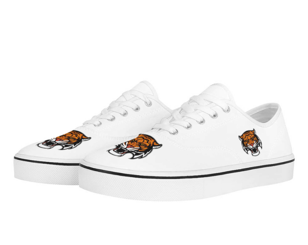 Roaring Tiger - Motif Canvas Sneakers